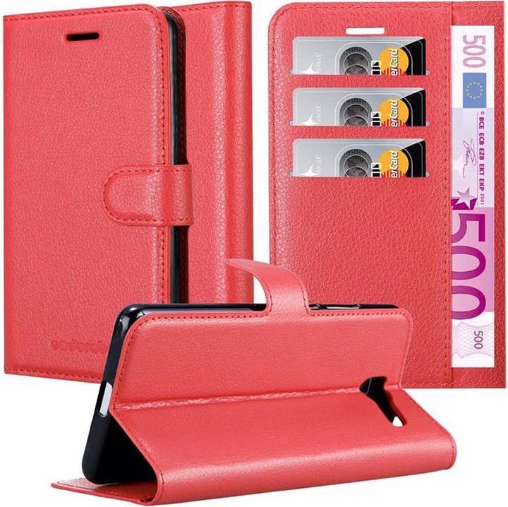 Actual product image Cadorabo Book with stand function cover (Samsung Galaxy J4+)