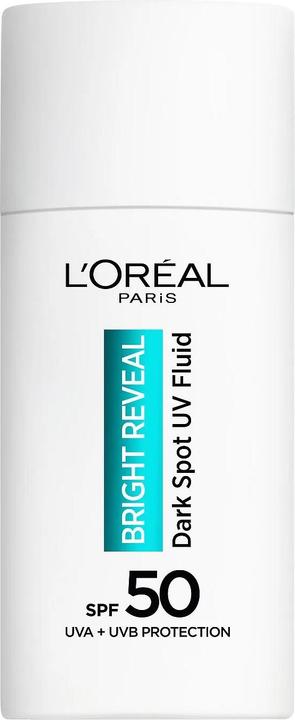 Actual product image L'Oréal Paris L'Oréal - Paris Bright Reveal Fluid Day Cream SPF 50+ - 50 ml (Sun cream face, SPF 50+, 50 ml)