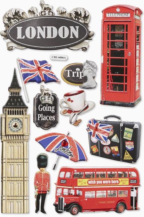 Produktbild Hobby Fun Motivsticker London 1 Blatt