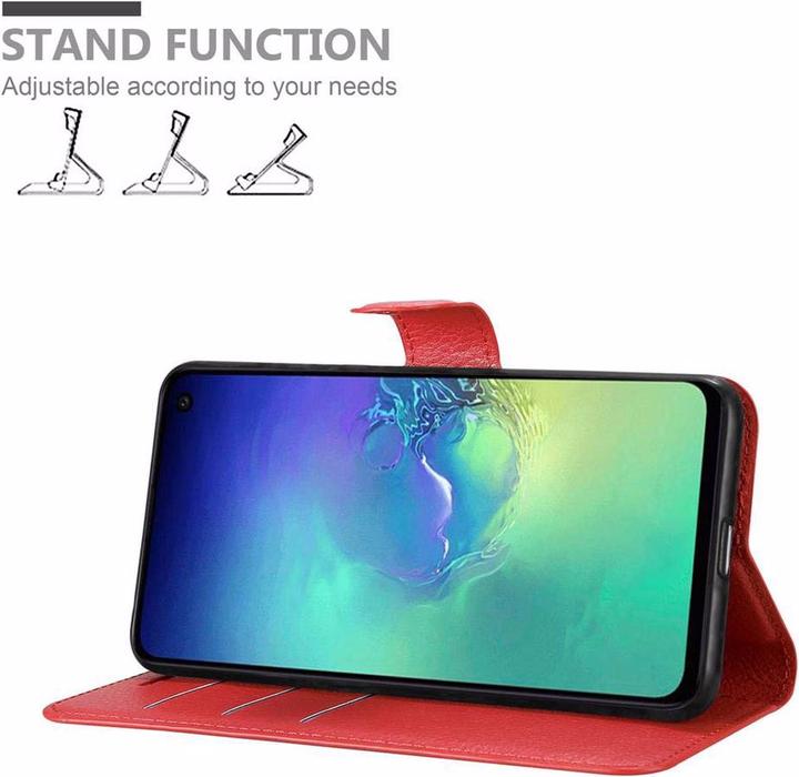 Actual product image Cadorabo Book with stand function cover (Samsung Galaxy S10e)