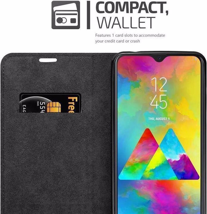 Immagine prodotto Cadorabo Copertina magnetica invisibile del libro (Samsung Galaxy M20)
