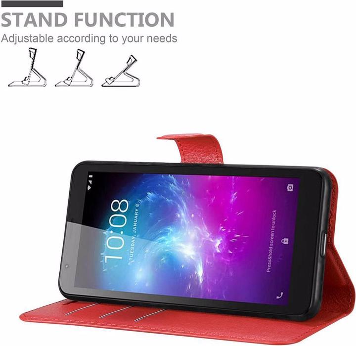 Produktbild Cadorabo Book mit Standfunktion Cover (ZTE Blade A3)