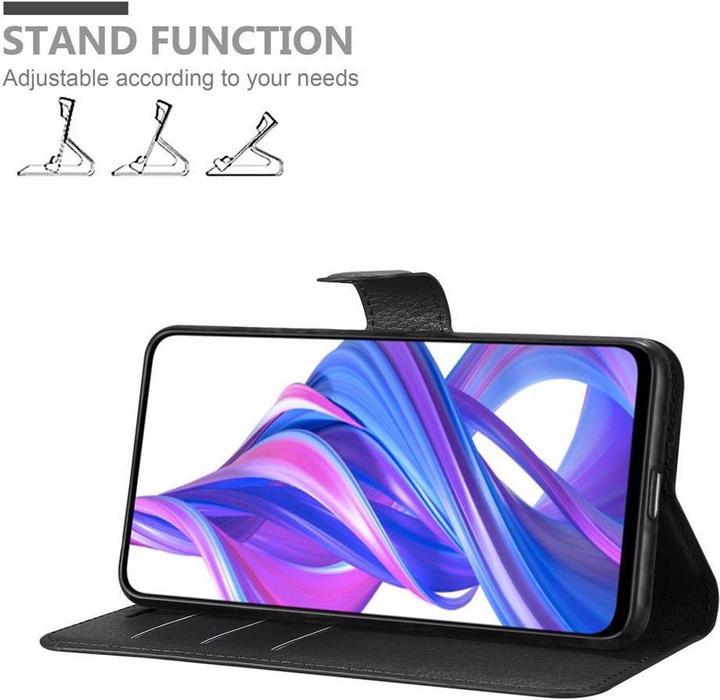 Actual product image Cadorabo Book with stand function cover (Honor 9X Pro)