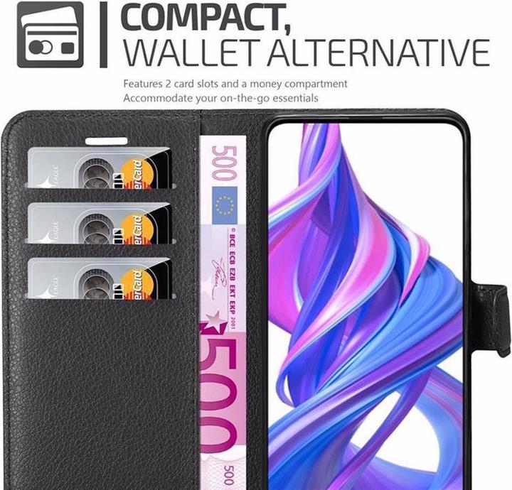 Actual product image Cadorabo Book with stand function cover (Honor 9X Pro)