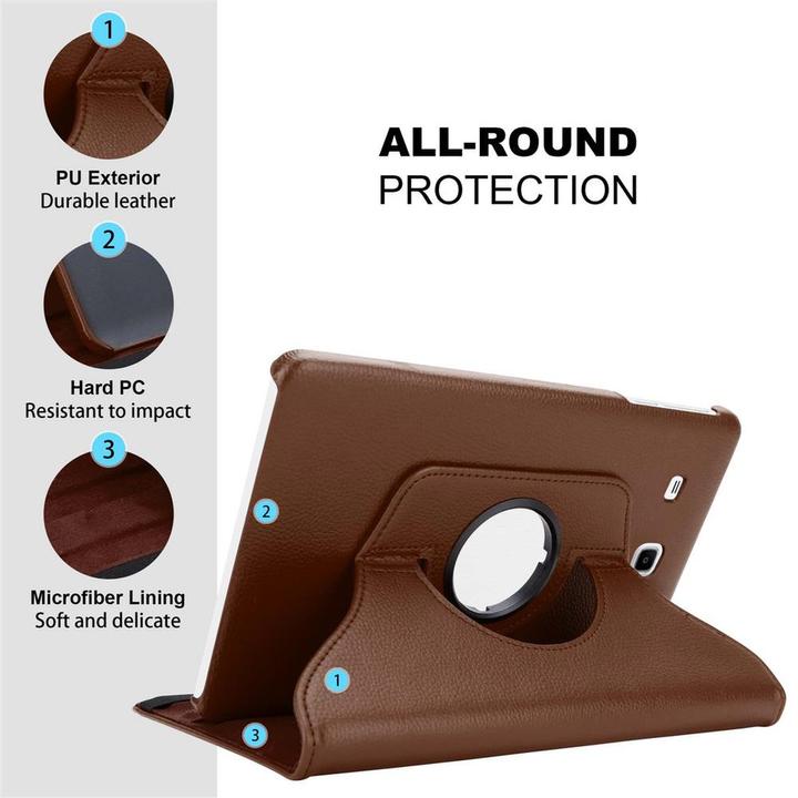 Produktbild Cadorabo Tablet Book Cover (Galaxy Tab E 9.6)