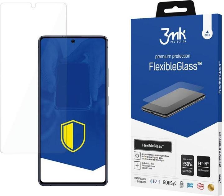 Actual product image 3MK hybrid glass Flexible 2.5D for Samsung Galaxy S10 Lite (1 Piece, Samsung Galaxy S10 Lite)