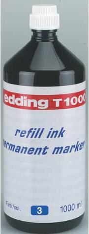 Actual product image Edding Refill ink Marker T1000 bottle blue 1.000ml (Blue, 1 x)