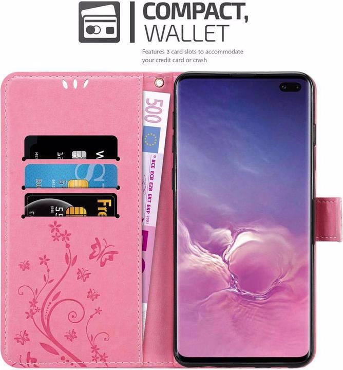 Productafbeelding Cadorabo Bloemen Boekomslag (Samsung Galaxy S10+)