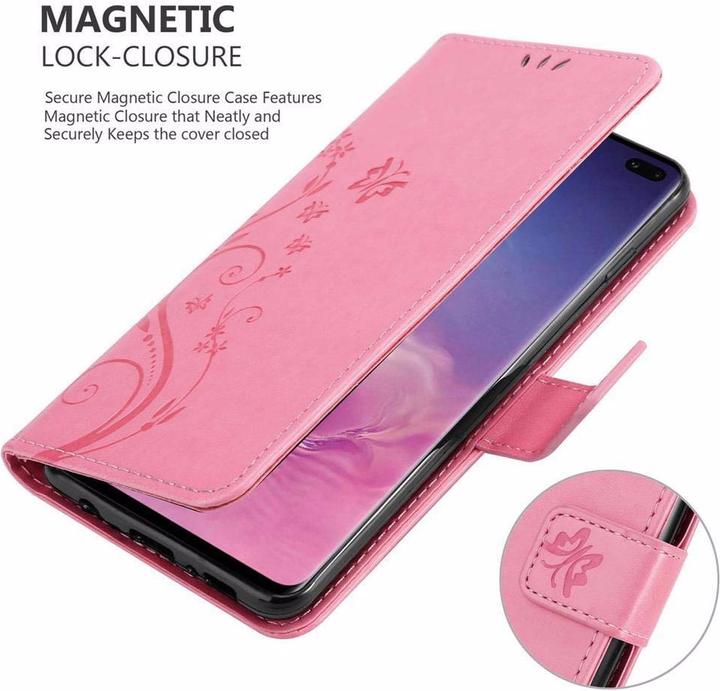 Productafbeelding Cadorabo Bloemen Boekomslag (Samsung Galaxy S10+)