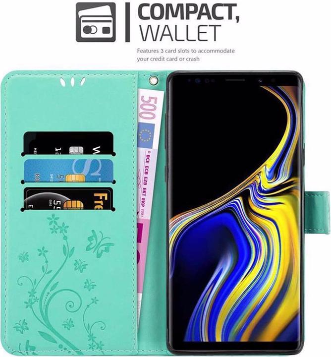Actual product image Cadorabo Flower Book Cover (Samsung Galaxy Note 9)