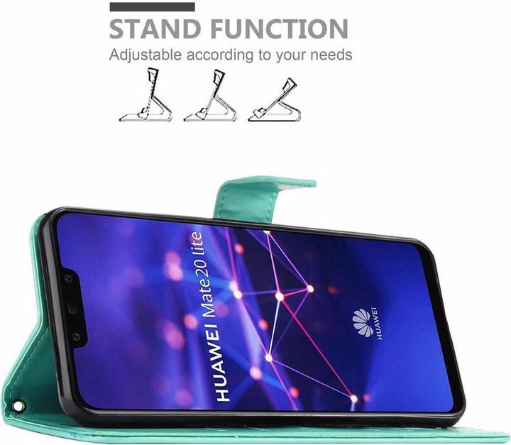 Productafbeelding Cadorabo Bloemen Boekomslag (Huawei Mate 20 Lite)