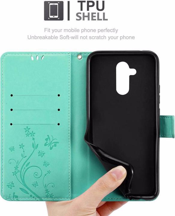 Productafbeelding Cadorabo Bloemen Boekomslag (Huawei Mate 20 Lite)