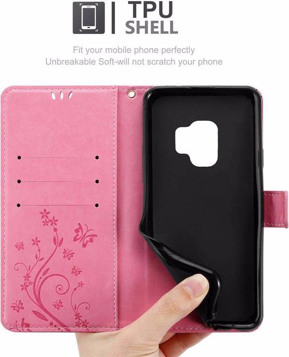 Image du produit Cadorabo Couverture du livre de fleurs (Samsung Galaxy S9)