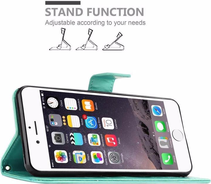 Productafbeelding Cadorabo Bloemen Boekomslag (Apple iPhone 6)