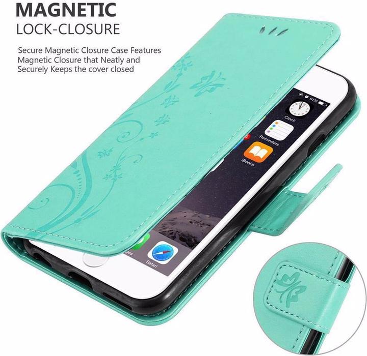Productafbeelding Cadorabo Bloemen Boekomslag (Apple iPhone 6)