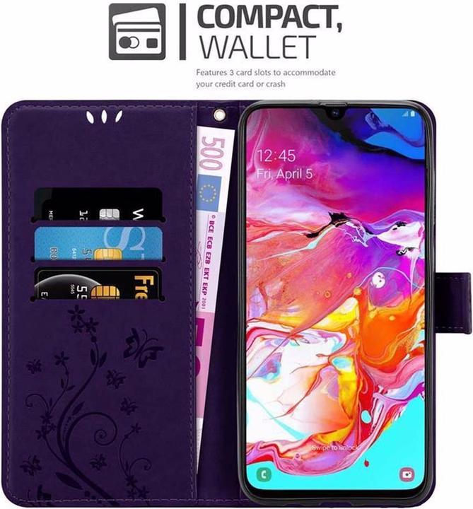 Productafbeelding Cadorabo Bloemen Boekomslag (Samsung Galaxy A70)