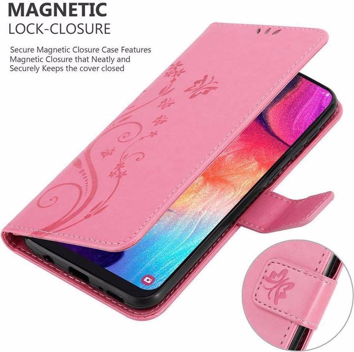 Productafbeelding Cadorabo Bloemen Boekomslag (Samsung Galaxy A30, Samsung Galaxy A50)