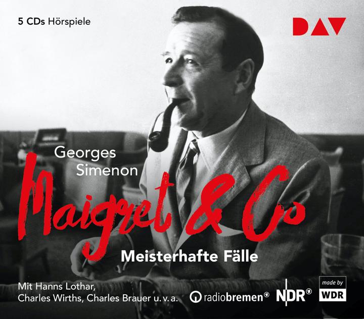 Produktbild Maigret & Co - Meisterhafte Fälle (Charles Brauer, Charles Wirths, Hanns Lothar, Georges Simenon, Deutsch)