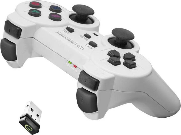 Actual product image Esperanza EGG108W Gaming Controller, RF Gamepad Analog / Digital PC, Playstation 3 (PS3, PC)