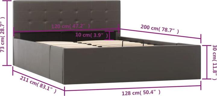 Actual product image VidaXL Bine (160 x 200 cm)