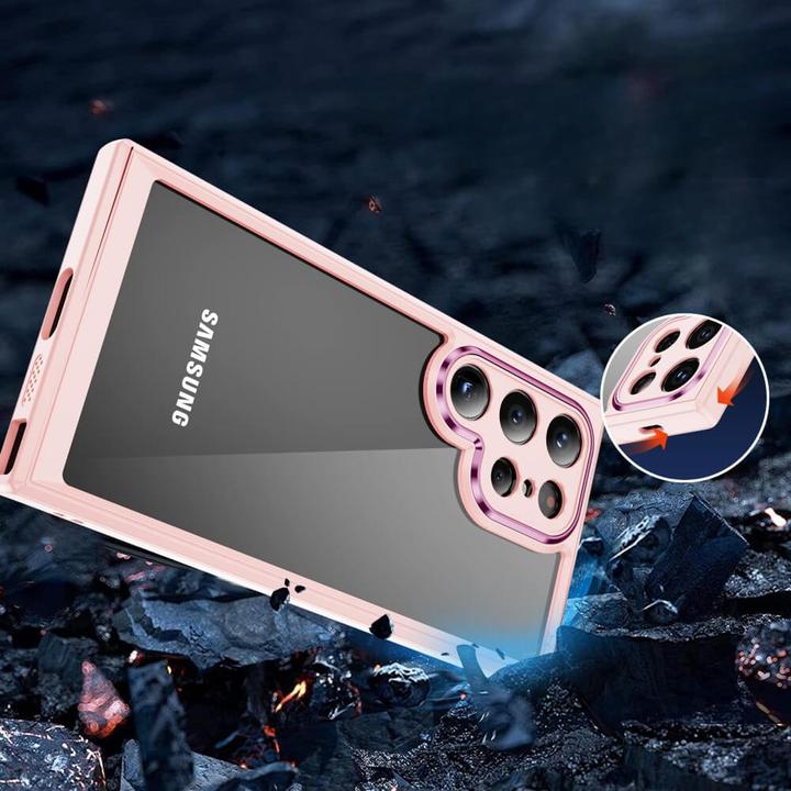 Actual product image Cover-Discount Case with camera protection pink (Samsung Galaxy S24 Ultra)