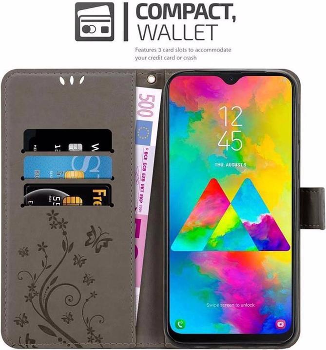 Produktbild Cadorabo Flower Book Cover (Samsung Galaxy M20)
