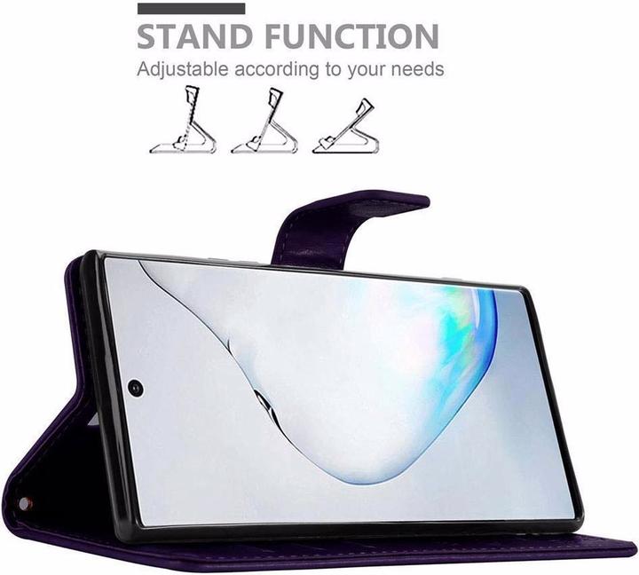 Productafbeelding Cadorabo Bloemen Boekomslag (Samsung Galaxy Note 10 Plus)