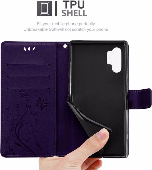 Productafbeelding Cadorabo Bloemen Boekomslag (Samsung Galaxy Note 10 Plus)