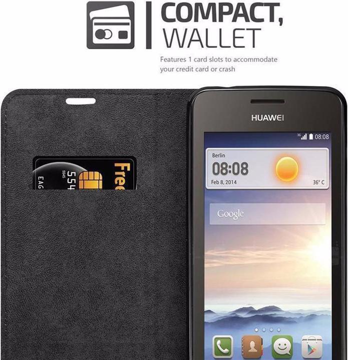 Image du produit Cadorabo Book Couverture magnétique invisible (Huawei Ascend Y330, Huawei Ascend Y360)