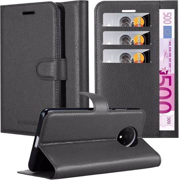 Actual product image Cadorabo Book with stand function cover (OnePlus 7T)