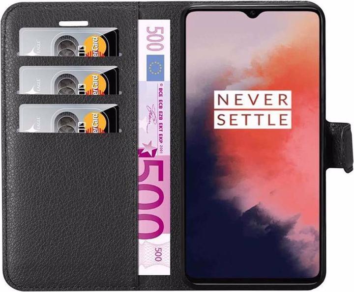 Actual product image Cadorabo Book with stand function cover (OnePlus 7T)