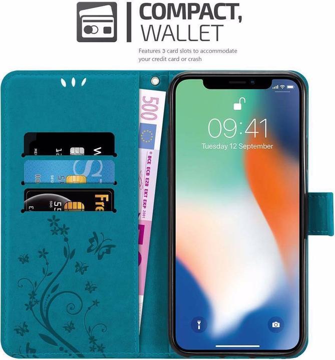 Actual product image Cadorabo Flower Book Cover (Apple iPhone XR)