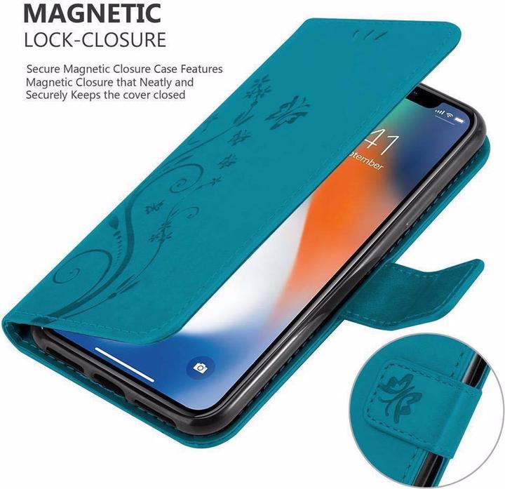 Actual product image Cadorabo Flower Book Cover (Apple iPhone XR)