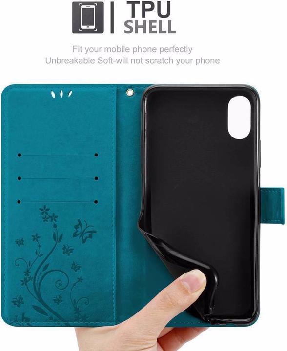 Actual product image Cadorabo Flower Book Cover (Apple iPhone XR)