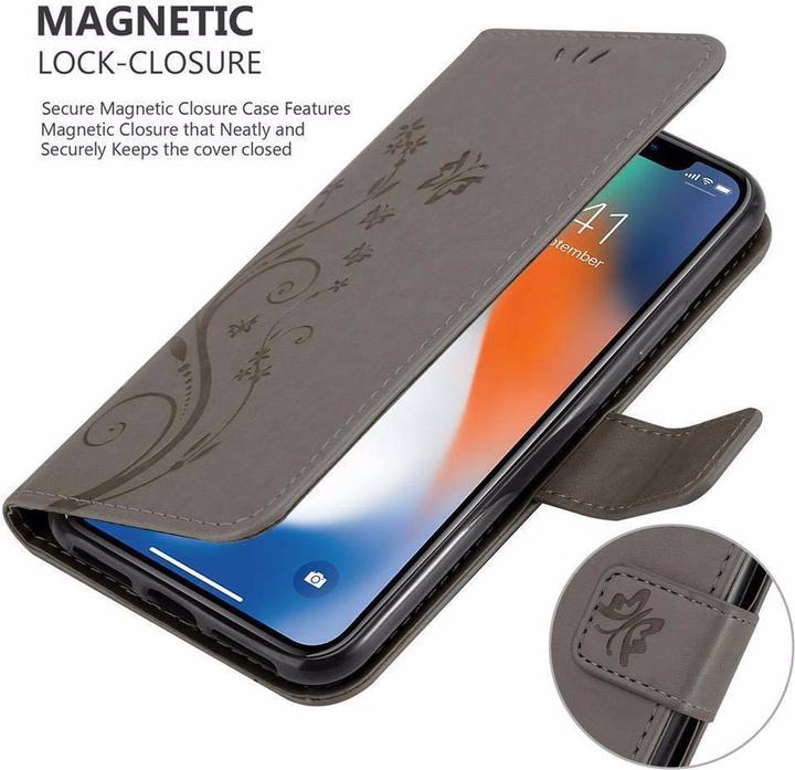 Productafbeelding Cadorabo Bloemen Boekomslag (Apple iPhone XR)
