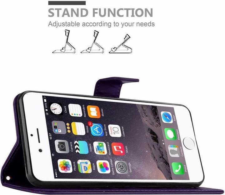 Productafbeelding Cadorabo Bloemen Boekomslag (Apple iPhone 6)