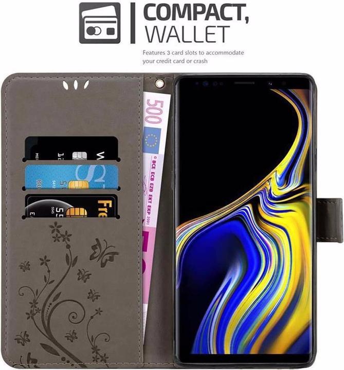 Image du produit Cadorabo Couverture du livre de fleurs (Samsung Galaxy Note 9)