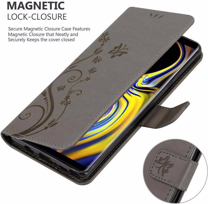 Image du produit Cadorabo Couverture du livre de fleurs (Samsung Galaxy Note 9)