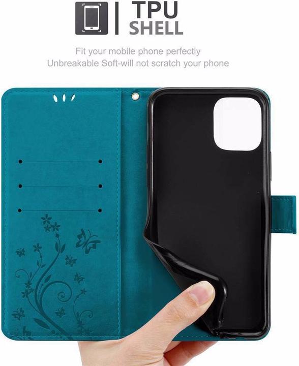 Productafbeelding Cadorabo Bloemen Boekomslag (Apple iPhone 11 Pro Max)