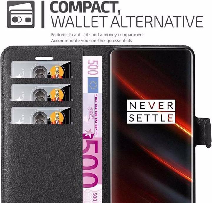 Actual product image Cadorabo Book with stand function cover (OnePlus 7T Pro)