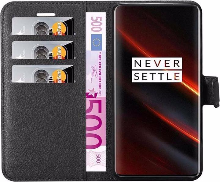 Actual product image Cadorabo Book with stand function cover (OnePlus 7T Pro)