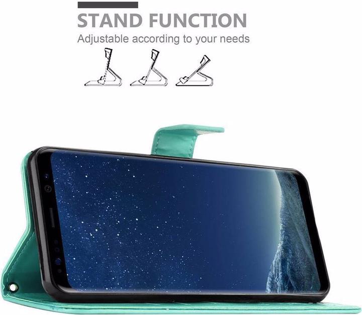 Image du produit Cadorabo Couverture du livre de fleurs (Samsung Galaxy S8+)
