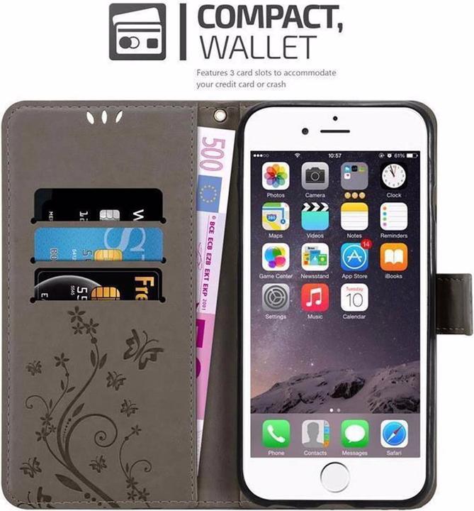 Image du produit Cadorabo Couverture du livre de fleurs (Apple iPhone 6)