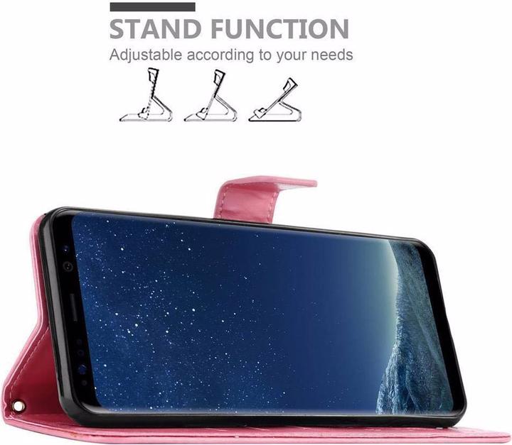 Produktbild Cadorabo Flower Book Cover (Samsung Galaxy S8+)