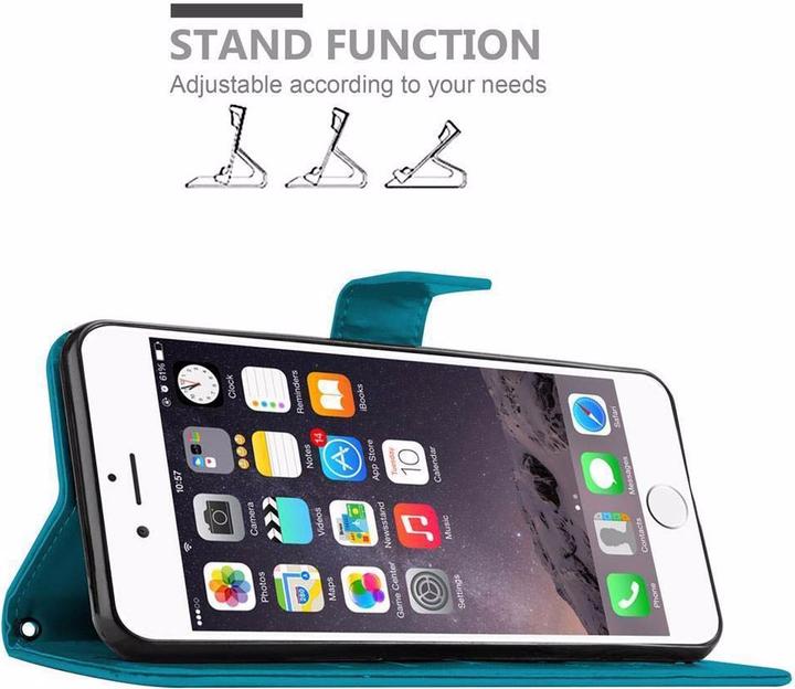 Productafbeelding Cadorabo Bloemen Boekomslag (Apple iPhone 6)