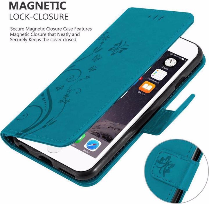 Productafbeelding Cadorabo Bloemen Boekomslag (Apple iPhone 6)
