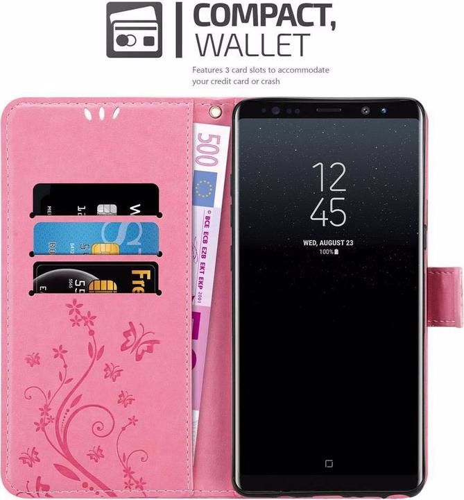 Productafbeelding Cadorabo Bloemen Boekomslag (Samsung Galaxy Note 8)