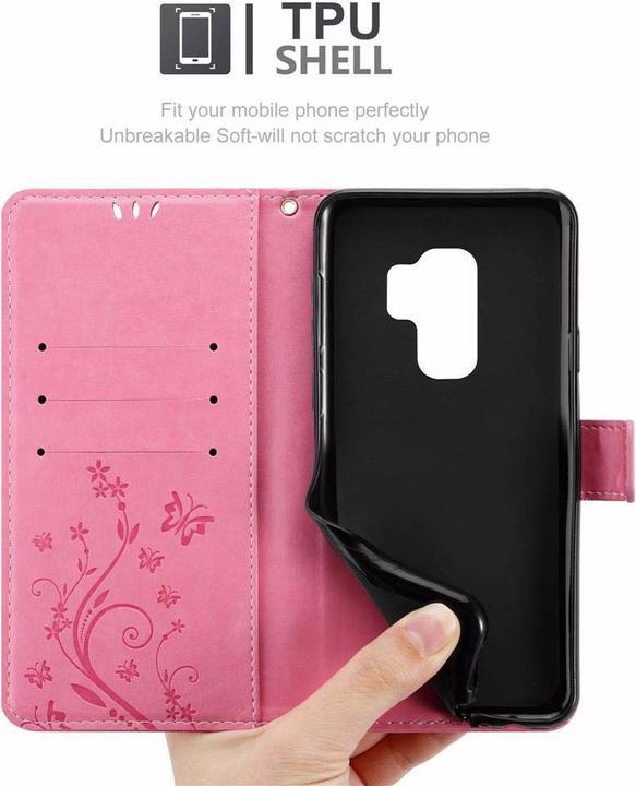 Productafbeelding Cadorabo Bloemen Boekomslag (Samsung Galaxy S9+)