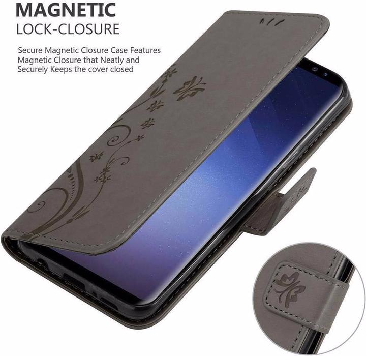 Productafbeelding Cadorabo Bloemen Boekomslag (Samsung Galaxy S9+)