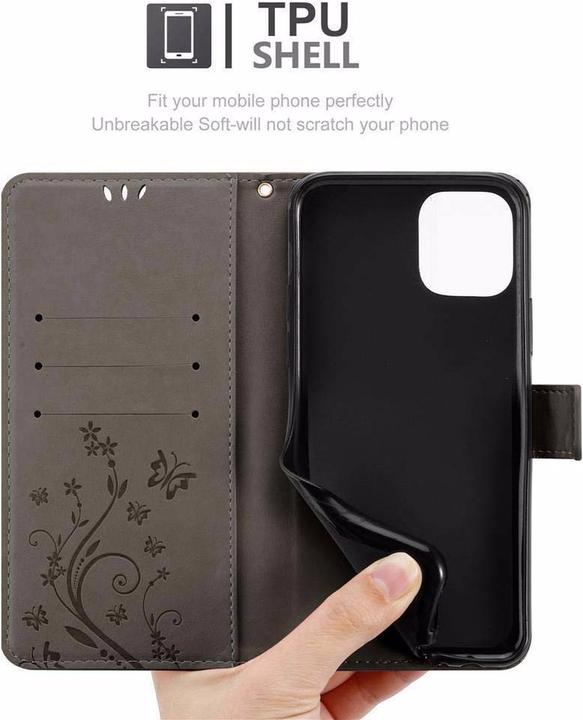 Productafbeelding Cadorabo Bloemen Boekomslag (Apple iPhone 11)